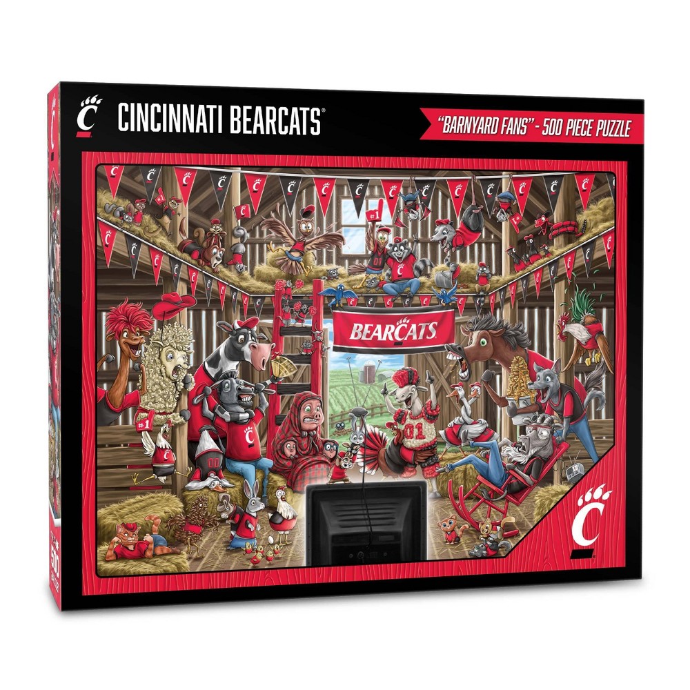 Photos - Jigsaw Puzzle / Mosaic NCAA Cincinnati Bearcats Barnyard Fans 500pc Puzzle