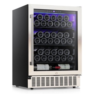 Kismile Mini Fridge 23.5 inches W 46 Bottle and 156 Cans Single Zone Freestanding/Built-In Beverage Refrigerator - 1 of 4
