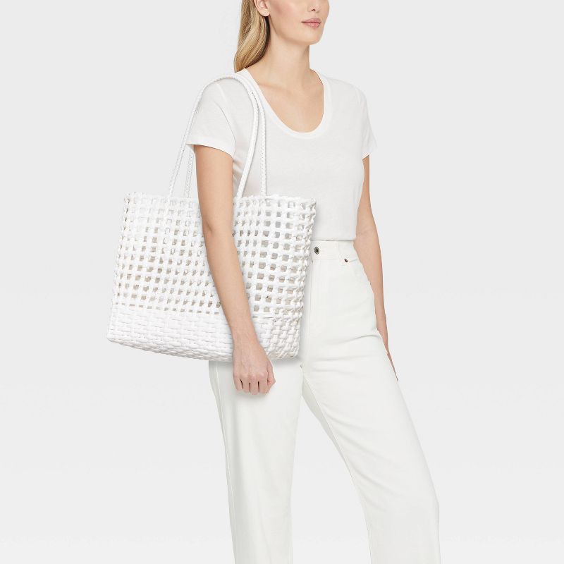 Woven Cage Tote Bag - Shade & Shore™, 3 of 7