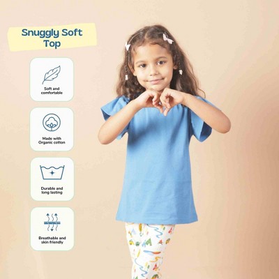 Ola! Otter Flutter Sleeve Top - Deep Water Blue