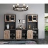 SAINTCY Farmhouse Coffee Bar Cabinet - 3 of 4