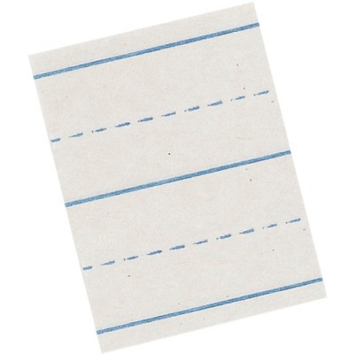 School Smart Picture Story Paper, 7/8 Inch Rule, 9 x 12 Inches, 500 Sheets