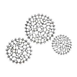 Set of 3 Metal Starburst Wall Decors with Cutout Design - Olivia & May - 1 of 4