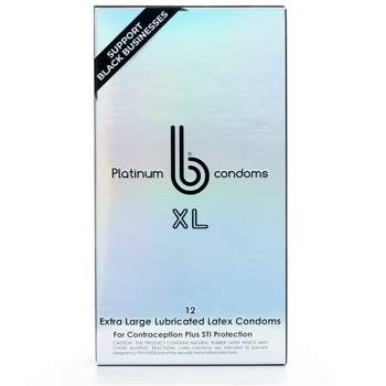 b condoms Platinum Condoms - XL - 12ct