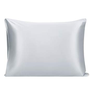 PiccoCasa 22 Momme Both Sides 100% 550TC Silk Envelope Closure Pillowcases 1 Pc