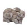 Melrose Stone Bunny Rabbit Figurine (Set of 4) - 4 of 4