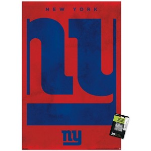 Trends International NFL New York Giants - Logo 25 Unframed Wall Poster Prints - 1 of 4