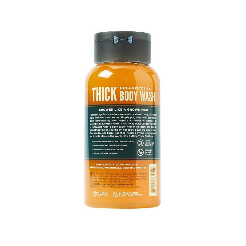 Duke Cannon THICK High-Viscosity Body Wash - Bourbon Oak Barrel - Body Wash for Men - 17.5 fl. oz, 4 of 9