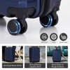 ZACHVO 3 Piece Hardside Luggage Set with Spinner Wheels,TSA Lock,20/24/28 Inch - 4 of 4