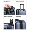 LUGGEX Carry On 20inch PC Hardside Expandable Suitcase with Front Pocket and USB Port - 4 of 4
