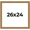 PosterPalooza | Photo Size Sculpted Black Picture Frame - UV Acrylic, Foam Board Backing, Hanging Hardware - 2 of 4