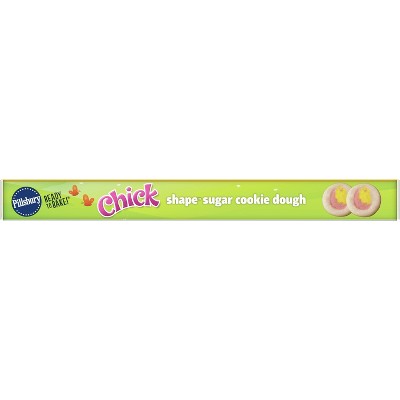 Pillsbury Ready-to-Bake Chick Shape Sugar Cookie Dough - 9.1oz/20ct