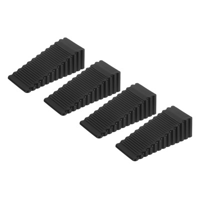 Unique Bargains ABS Anti-Slip Mini Size Wide Applications Door Stop 4 Pcs