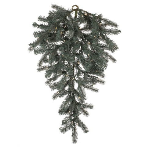 Vickerman 9' Crystal White Spruce Artificial Christmas Garland