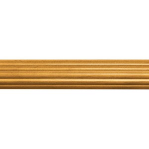 4FT 1-3/8 in. dia. Lumi Home Furnishings Mix and Match Wood Single Rod 4ct Heritage Oak - 1 of 4