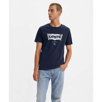 Levi's® Men's Batwing Logo Bandana Print Short Sleeve T-Shirt - Dark Blue