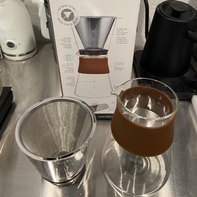 Coffee Dripper: GROSCHE Seattle Pour Over Coffee Maker - Grey Sleeve