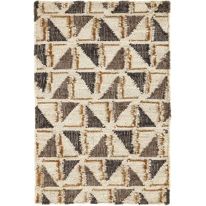 Annie Selke - Dash & Albert Loki Handwoven Jute Rug, 2x3, Brown - 1 of 4