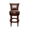 Maven Lane Pullman Swivel Bar Stool with Faux Leather 31" - 2 of 4
