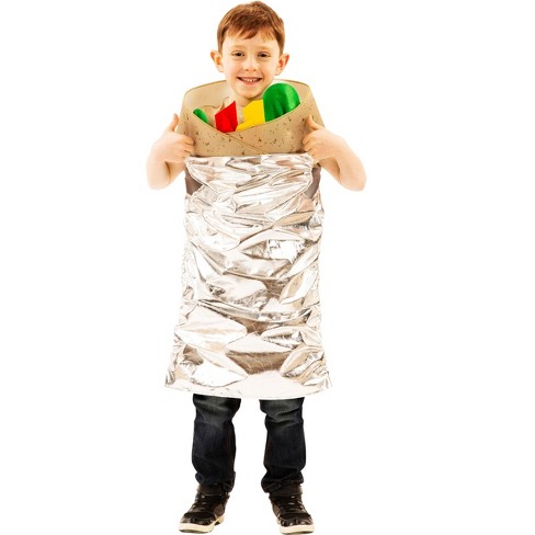 Toynk Burrito Costume For Kids, Easy Pull Over Design