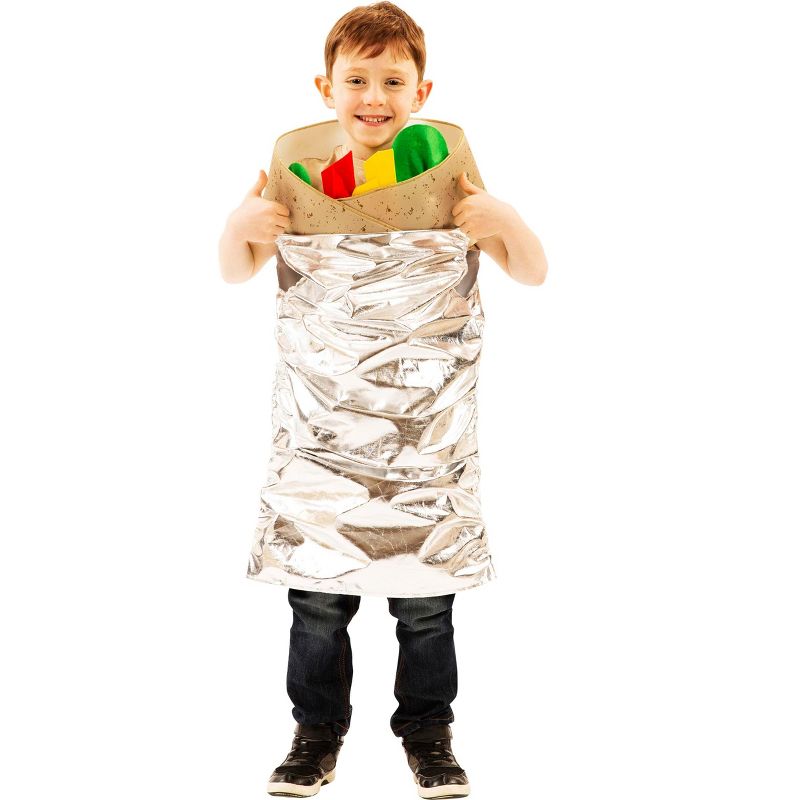 Toynk Burrito Costume For Kids | Easy Pull Over Design | Sized To Fit Most Children, 1 of 7