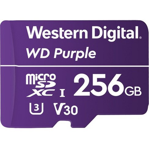 Wd Purple Wdd256g1p0a 256 Gb Class 10 Uhs Iii U3 Microsdxc 100 Mb S Read 60 Mb S Write 2 Year Warranty Target