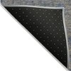 Khaki And Denim Blue Oriental Washable Indoor Outdoor Area Rug - 4 of 4