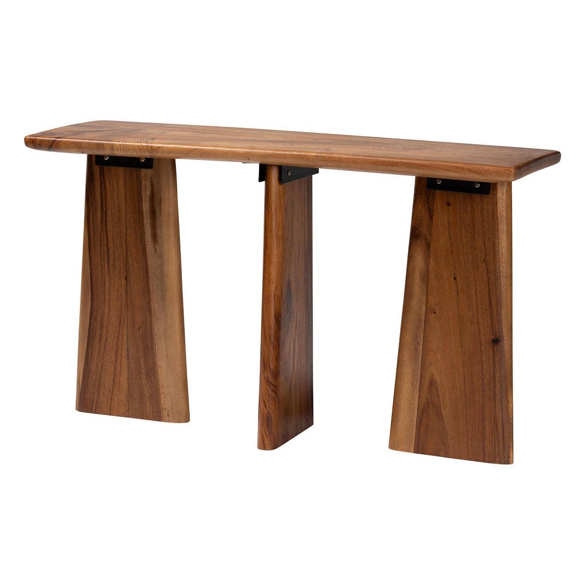bali & pari Caruso Suar Wood Console Table Natural