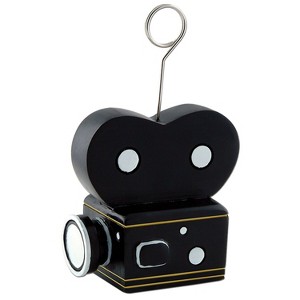 Beistle 6 oz. Movie Camera Photo/Balloon Holder; 3/Pack 50219 - 1 of 1
