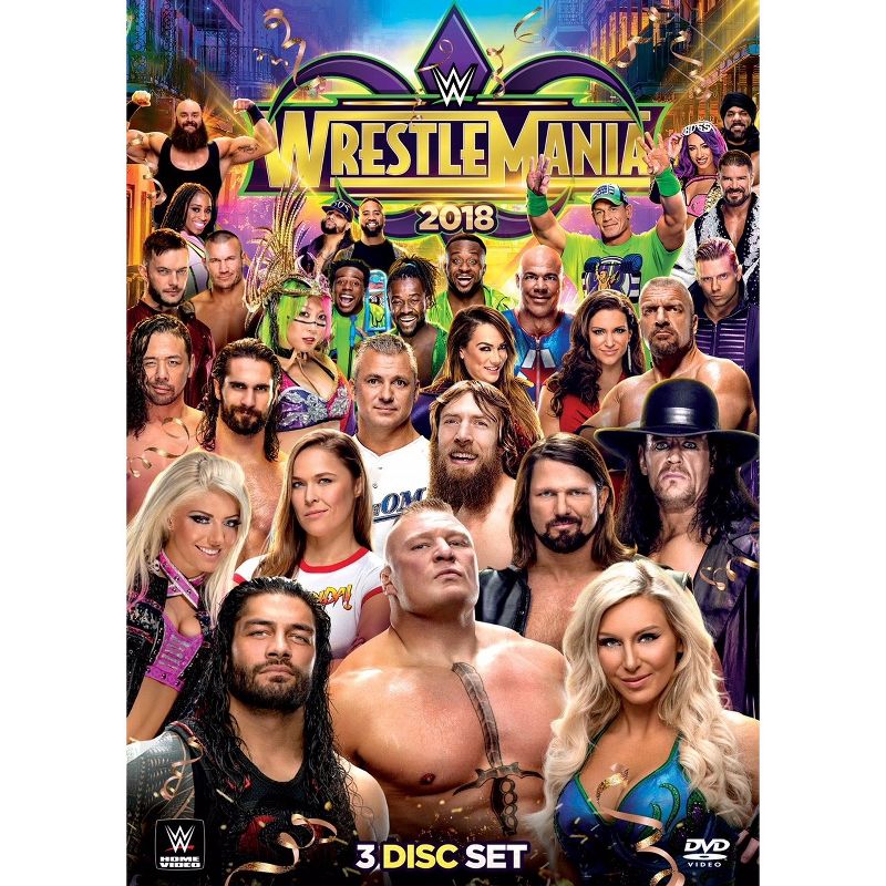 WWE: Wrestlemnania 34 (DVD), 1 of 2