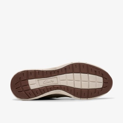 Clarks Mens Motion Trek PT Taupe Combination Shoes 8 Medium — фото 3