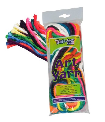Pacon Economy Novelty Yarn With Dispenser Box, Assorted Color, 4 Ounce, Set  Of 16 : Target