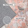 100% Polyester 350g Velvet Weight Folding Bottom-Backed Carpet - Total Weight 1160Gsm, FauxTexture, TPR Washable,Komist Design - 2 of 4