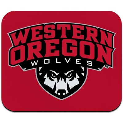 Western Oregon University Primary Logo Low Profile Thin Mouse Pad