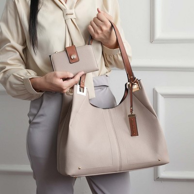 MKF Collection Estelle Women’s Vegan Leather Shoulder Handbag with Matching Wallet by Mia K — фото 3