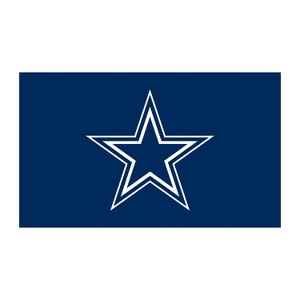 Full Color PVC Mat, 16" x 28", Dallas Cowboys - 1 of 4