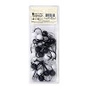Camryn's BFF Ponytail Holders - Black/Clear/White - 16pk - 2 of 3