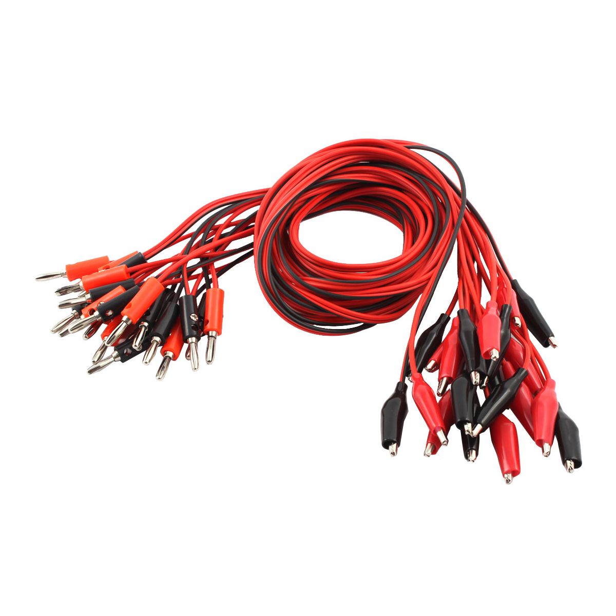 Unique Bargains Electrical Testing Portable Test Leads 1M 10 Pairs
