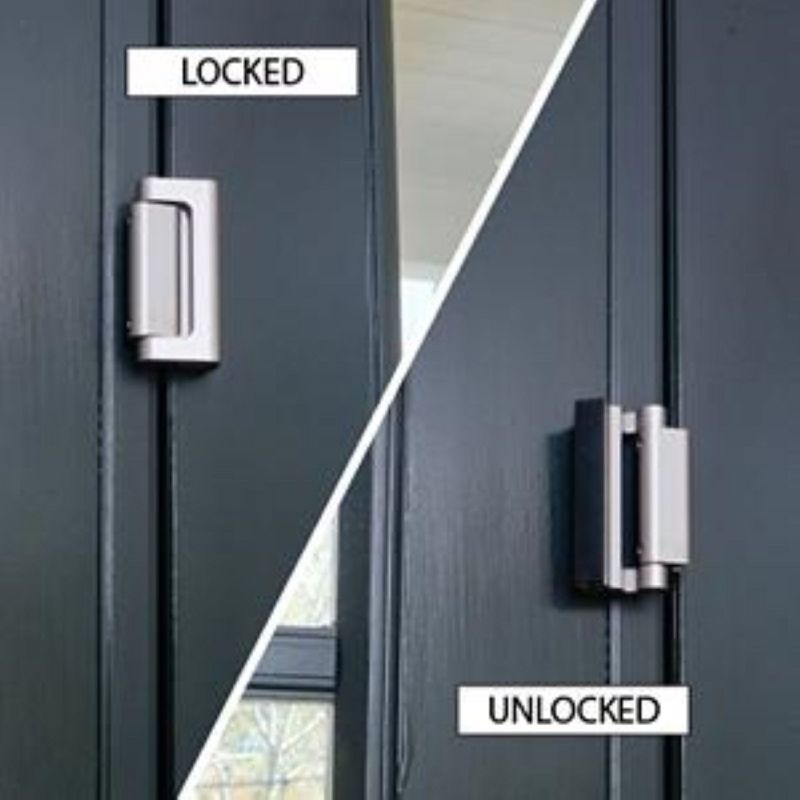 Cardinal Gates Door Guardian - Door Lock Security & Door Reinforcement for Inward Swinging Doors - Child Safety Locks for Doors - 2 Pack, 4 of 6