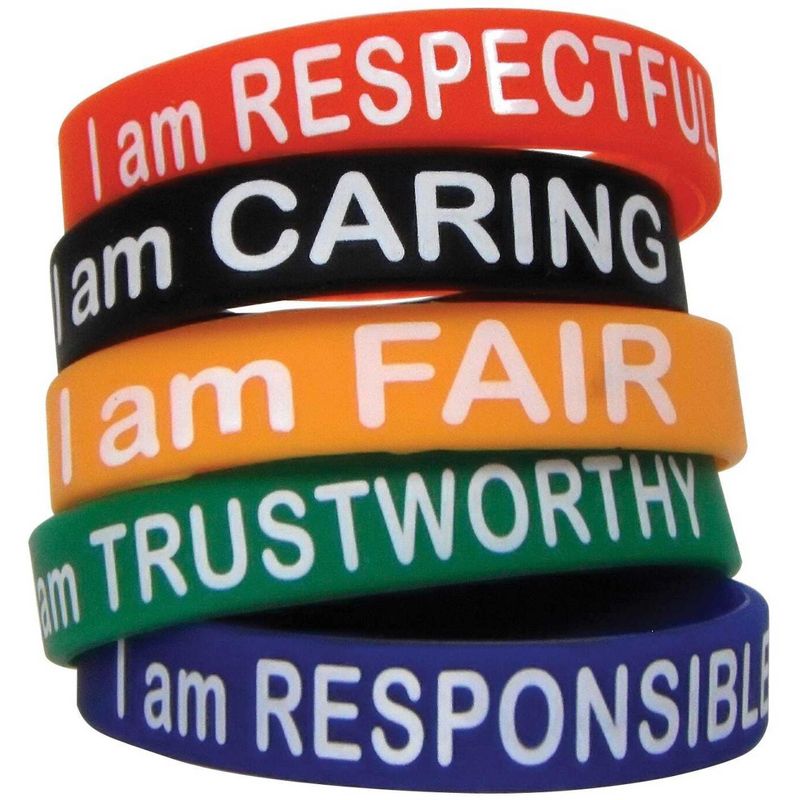 Teacher Created Resources Wristbands Character Traits, Pack of 10, 1 of 2