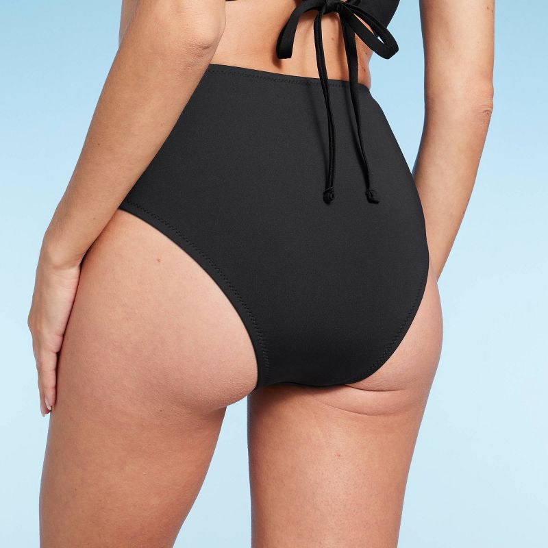 Women's High Waist Cheeky Bikini Bottom - Shade & Shore™, 3 of 11