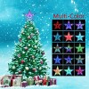 Aoibox LED Christmas Tree Topper Star 9 Inch USB Powered Multicolor 16 Color Modes 32 Key Remote for Holiday Party Indoor Outdoor 1 Piece - 3 of 4