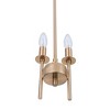 Craftmade Lighting 2 - Light Pendant in  Satin Brass - 4 of 4