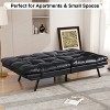 Vipbear 71" Foldable  Sofa Bed, Memory Foam Sleeper Sofa, Modern Folding Small Recliner for Living Room, Office, Apartment - 4 of 4