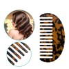 Unique Bargains Anti-Static Hair Comb Wide Tooth for Thick Curly Hair Hair Care Detangling Comb For Wet and Dry 2 Pcs - image 2 of 4