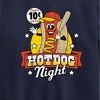 Boys' - Instant Message - Ten Cent Hotdog Night Graphic Long Sleeve Fleece Sweatshirt - 2 of 4