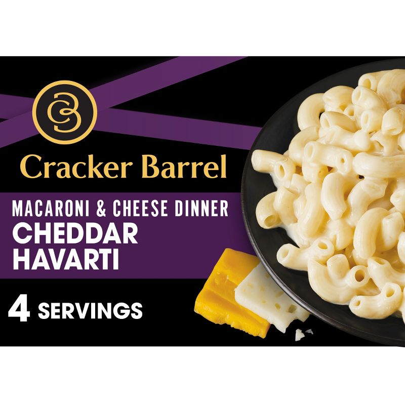 Cracker Barrel Cheddar Havarti Mac and Cheese Dinner - 14oz, 1 of 14