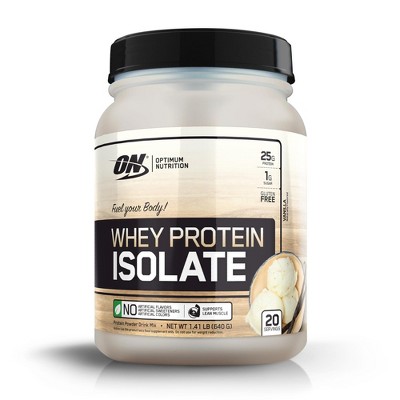 Optimum Nutrition Whey Isolate Protein Powder - Vanilla - 22.6oz