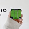 HTUTWOO for AirPods 4 Case,Fashion Cute Funny Suitcase Design Sturdy Shockproof Earphone Protect Case with Safety Lock for Women Men - 2 of 4