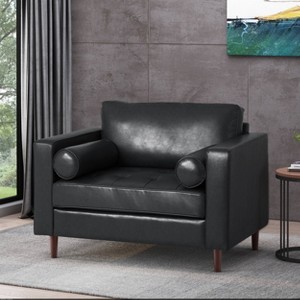 Malinta Contemporary Tufted Club Chair - Christopher Knight Home - 1 of 4